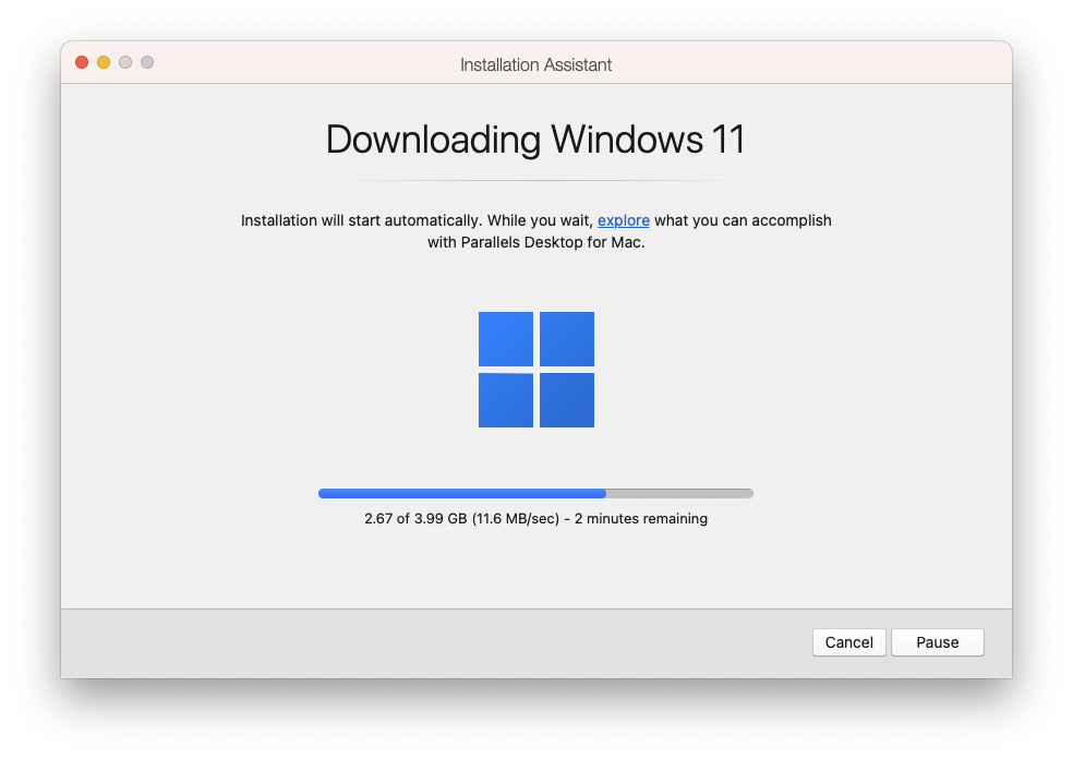 Windows is installing